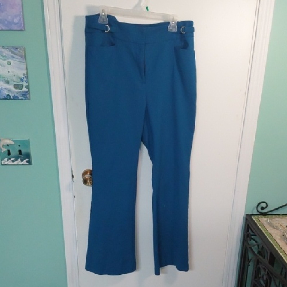Tall Blue Boot Cut Women's Pants